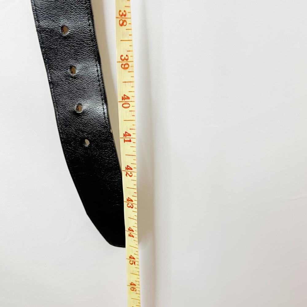 MICHAEL Michael Kors Black Leather Belt Size Large - Picture 12 of 14